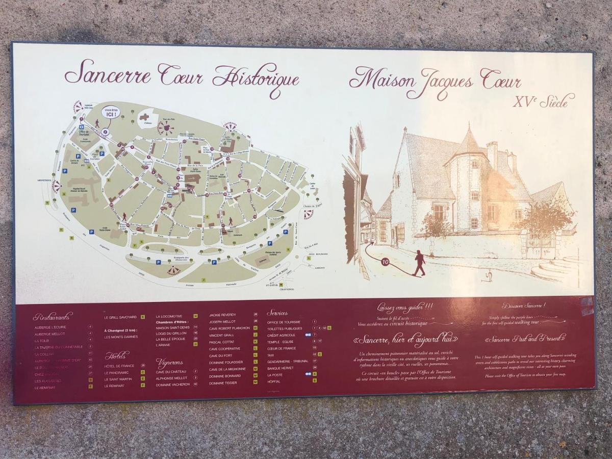 Appartement Centre Historique ซ็องแซร์ ภายนอก รูปภาพ